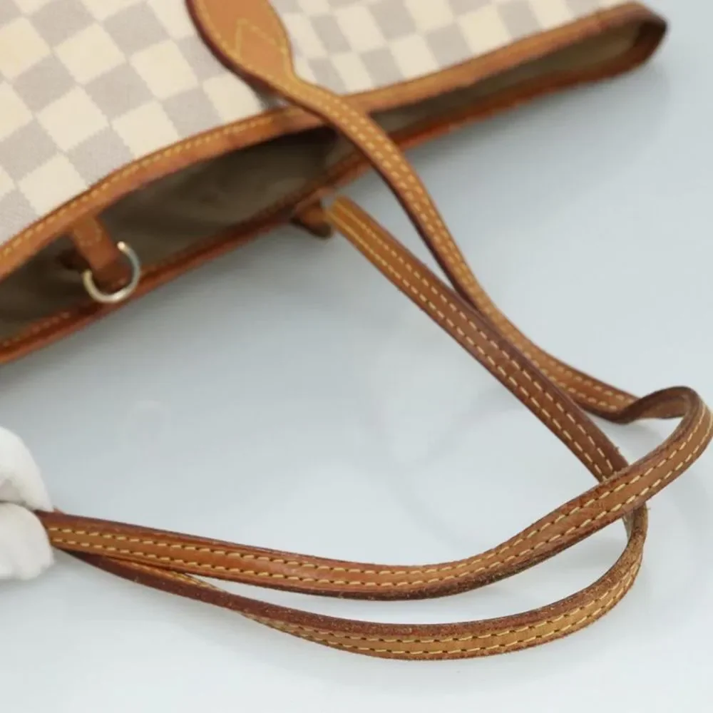 Louis Vuitton Neverfull Gm White Canvas Tote Bag (Pre-Owned) - Picture 5 of 16